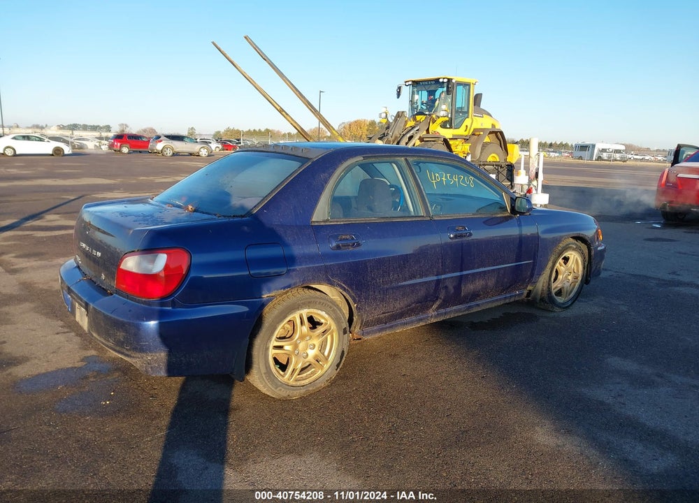 2002 SUBARU IMPREZA 2.5RS VIN: JF1GD67502H513623