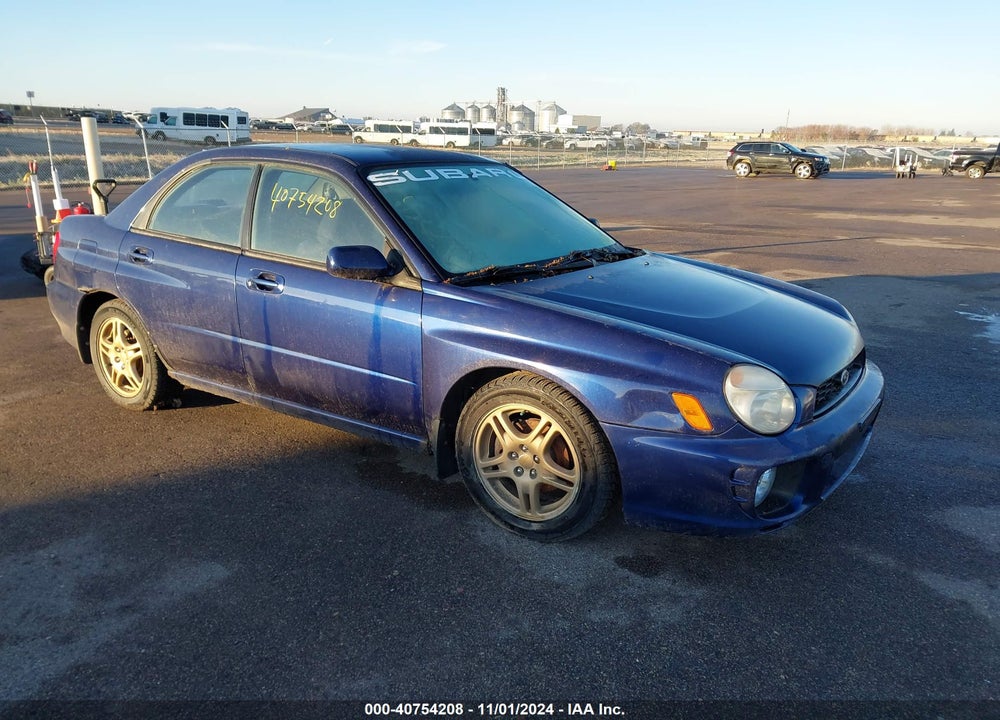 2002 SUBARU IMPREZA 2.5RS VIN: JF1GD67502H513623