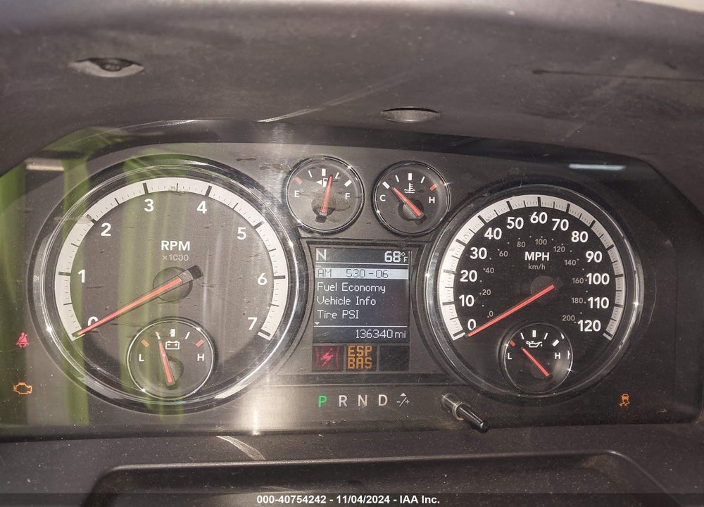 2010 DODGE RAM 1500 SLT/SPORT/TRX VIN: 1D7RV1GT9AS152871