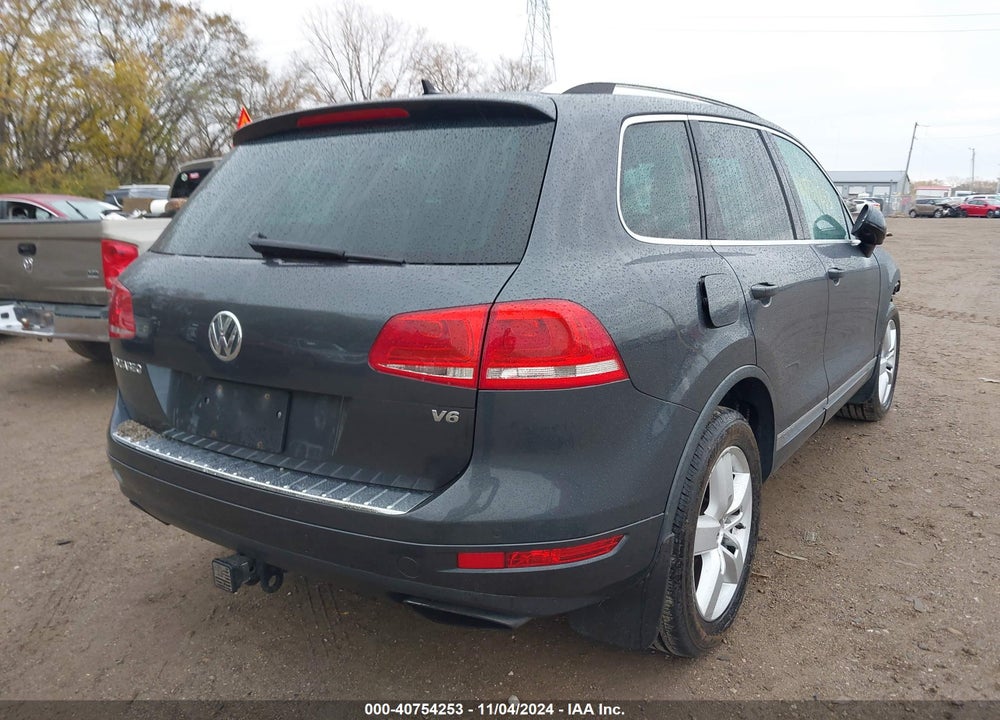 2012 VOLKSWAGEN TOUAREG VR6 LUX VIN: WVGFF9BP6CD000570
