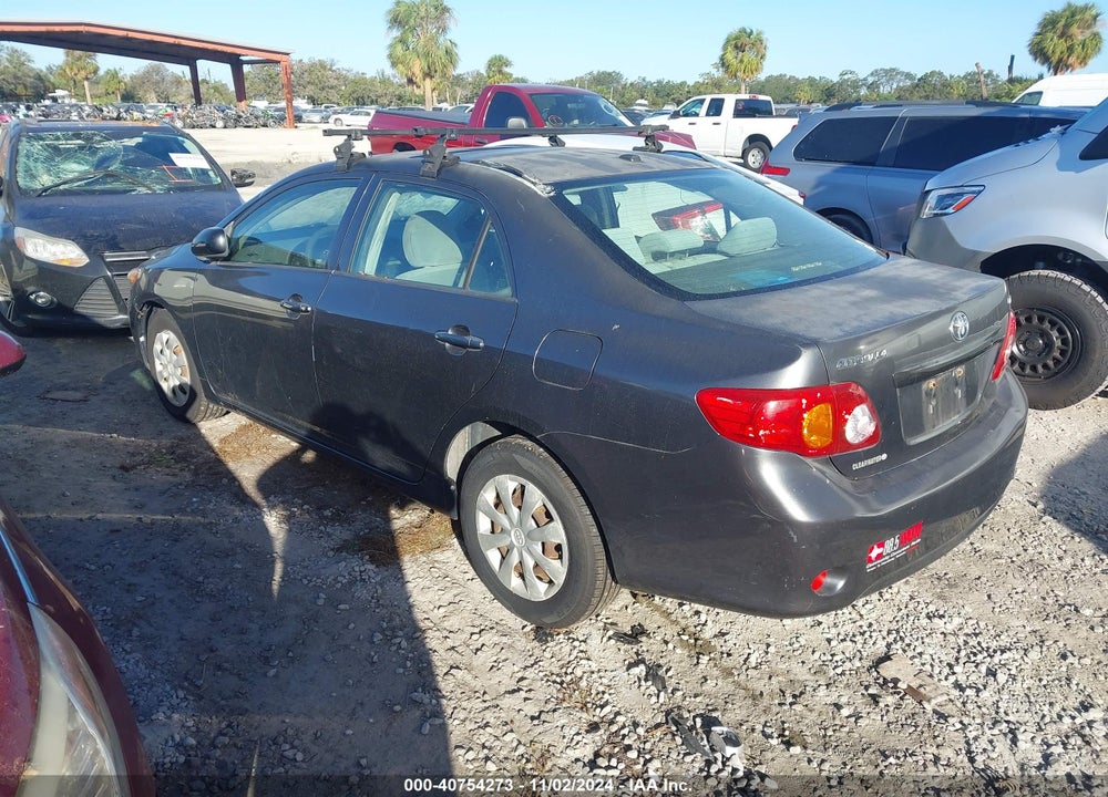 2009 TOYOTA COROLLA LE VIN: JTDBL40E599029487