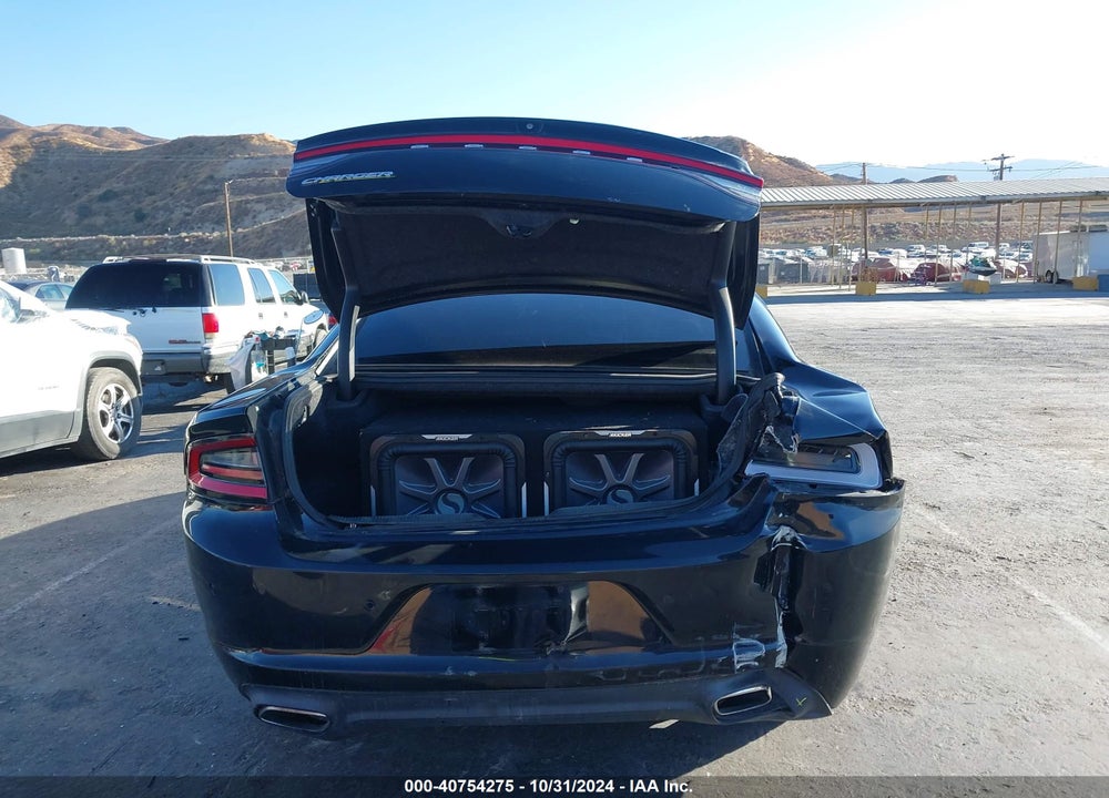 2019 DODGE CHARGER SXT RWD VIN: 2C3CDXBG7KH636356