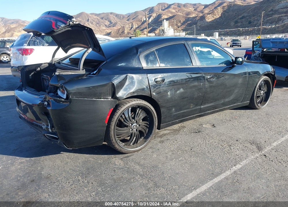2019 DODGE CHARGER SXT RWD VIN: 2C3CDXBG7KH636356