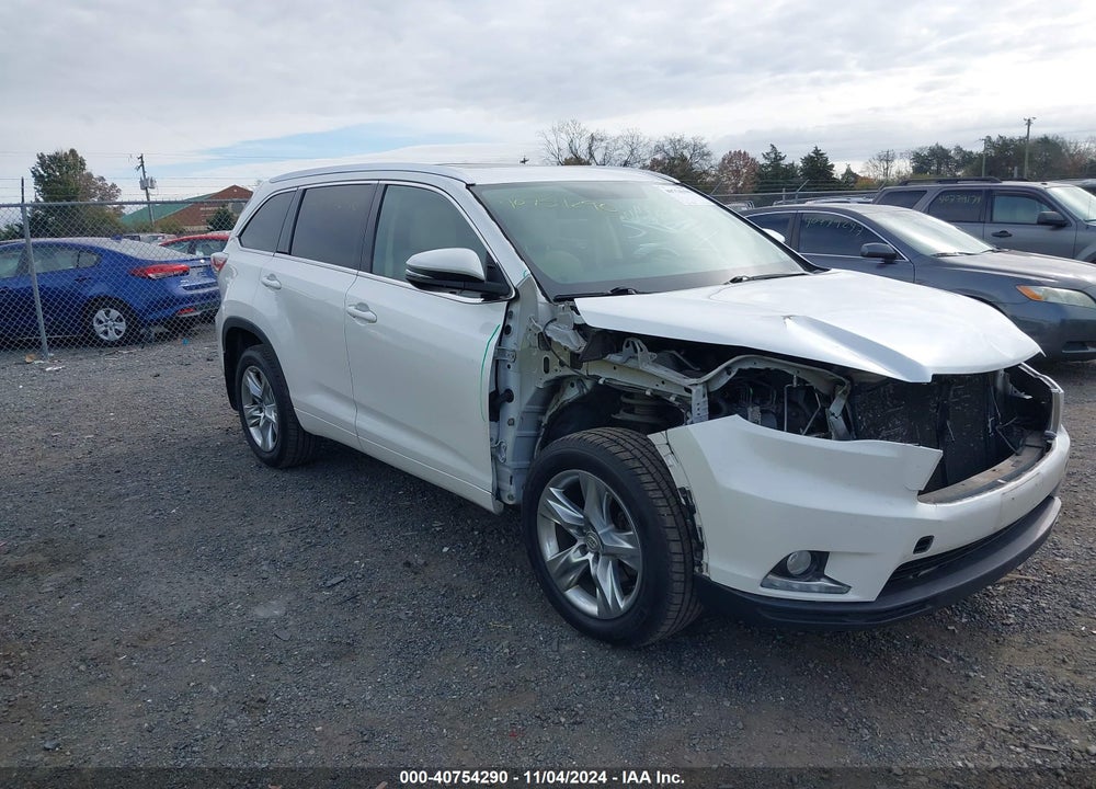 2015 TOYOTA HIGHLANDER LIMITED V6 VIN: 5TDDKRFH1FS121039