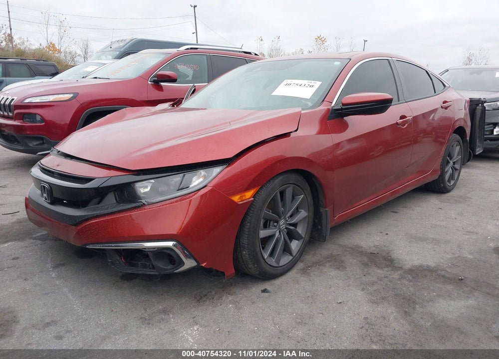 2021 HONDA CIVIC EX-L VIN: 2HGFC1F79MH705622