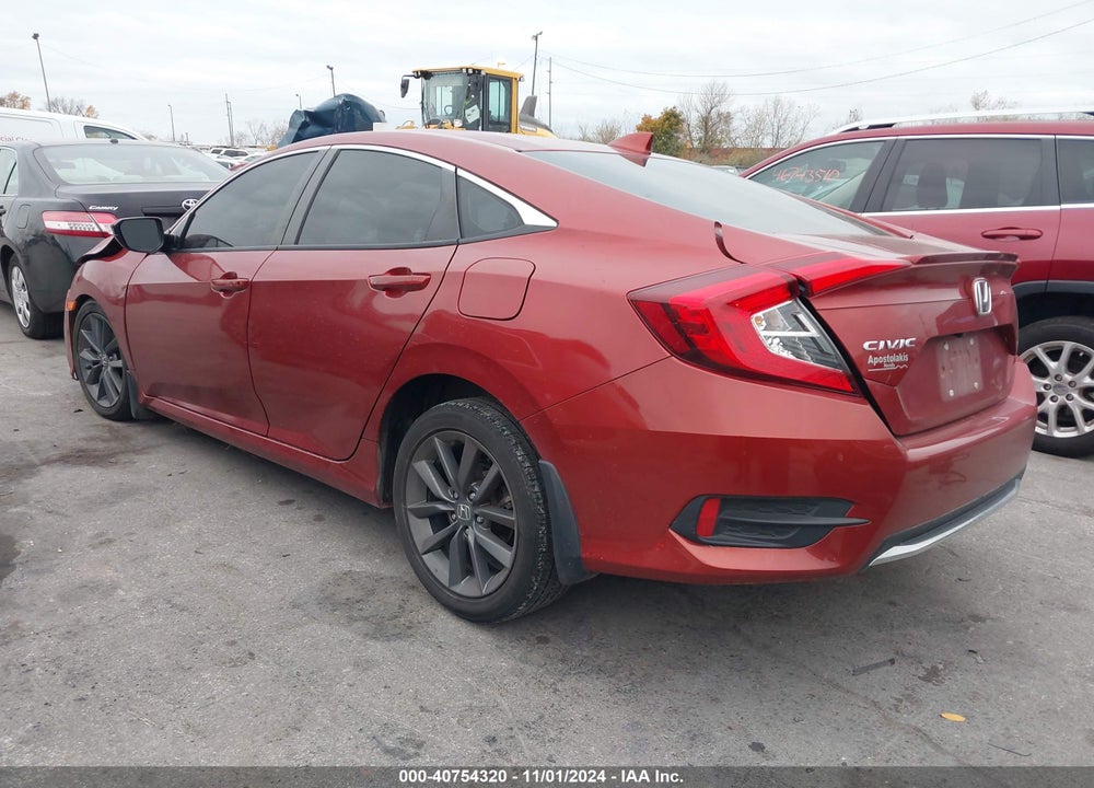 2021 HONDA CIVIC EX-L VIN: 2HGFC1F79MH705622