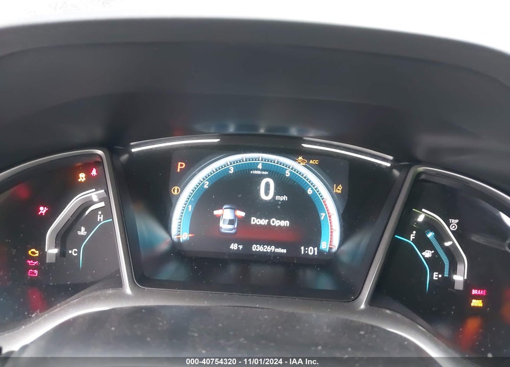 2021 HONDA CIVIC EX-L VIN: 2HGFC1F79MH705622