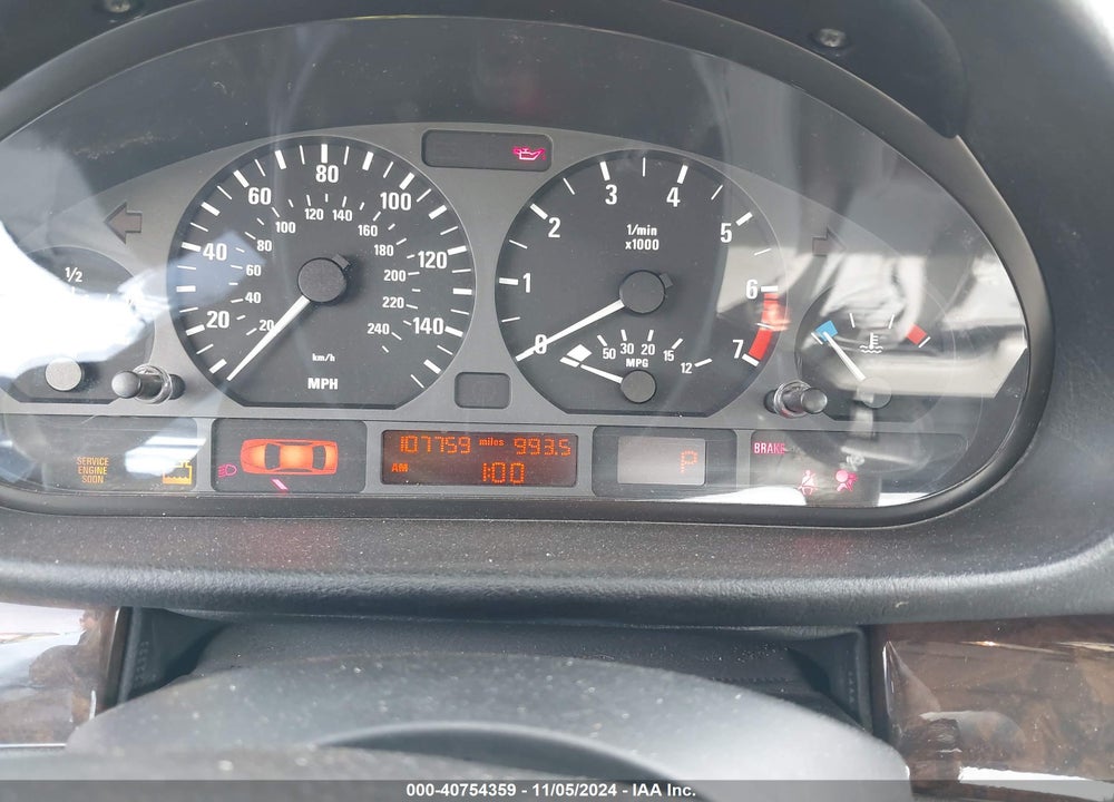 2002 BMW 325I VIN: WBAET37412NJ21100