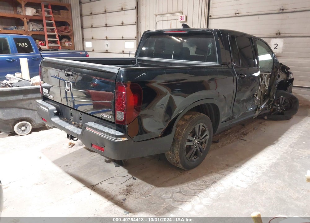 2019 HONDA RIDGELINE SPORT VIN: 5FPYK3F1XKB046591