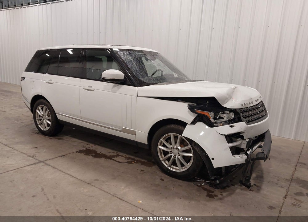 2017 LAND ROVER RANGE ROVER 3.0L V6 TURBOCHARGED DIESEL TD6 VIN: SALGR2FK2HA320895