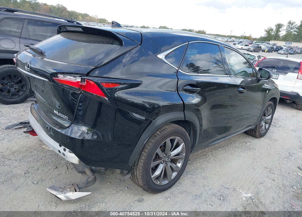 2017 LEXUS NX 200T F SPORT VIN: JTJBARBZXH2141239