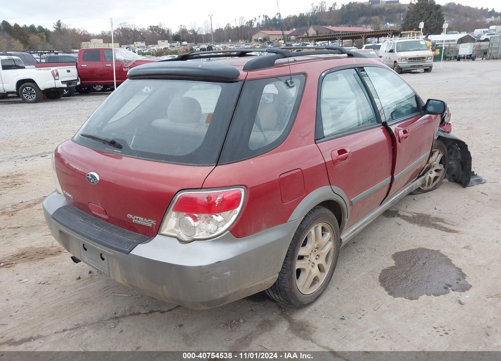 2007 SUBARU IMPREZA OUTBACK SPORT VIN: JF1GG63607H802367