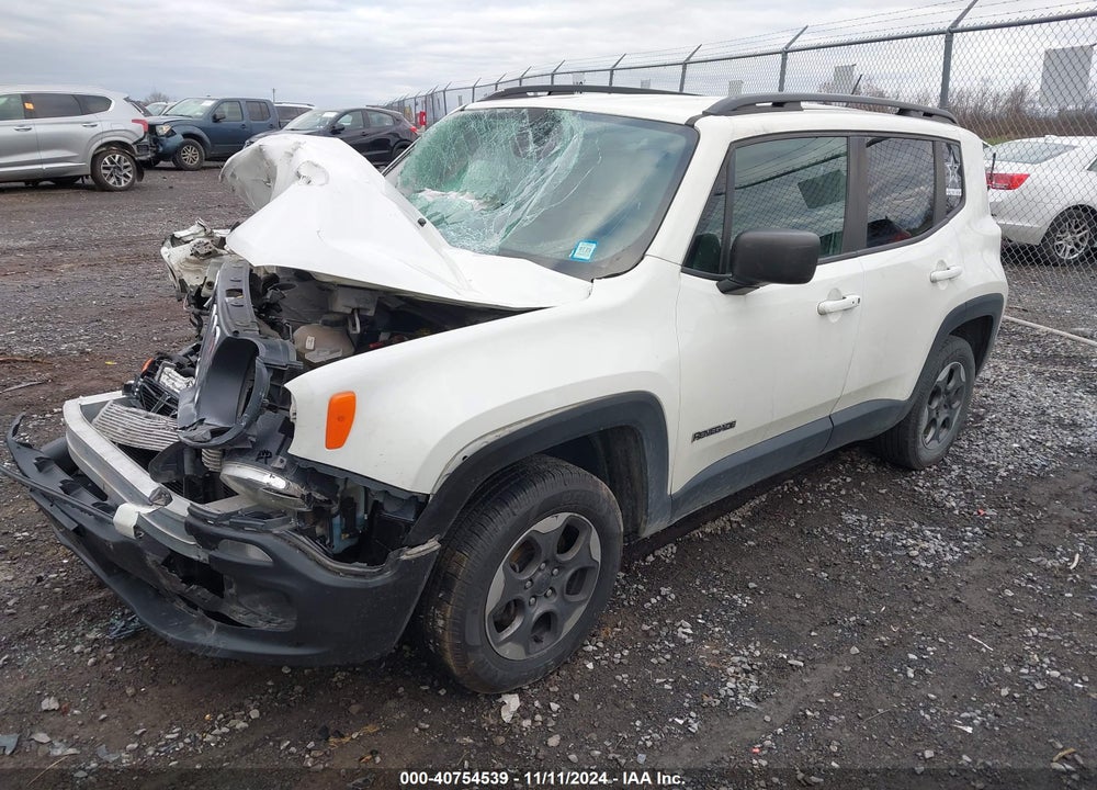 2017 JEEP RENEGADE SPORT 4X4 VIN: ZACCJBAB4HPE65781