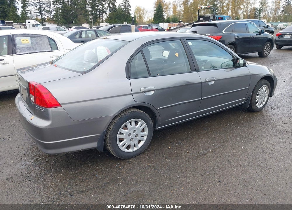 2004 HONDA CIVIC LX VIN: 2HGES165X4H536000
