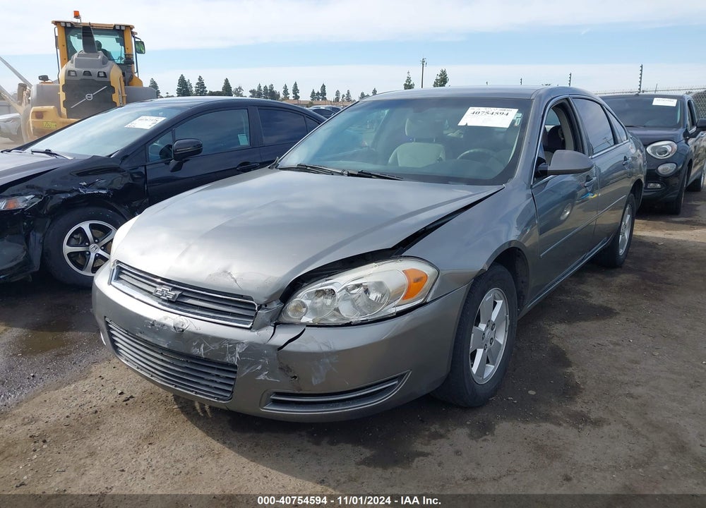 2007 CHEVROLET IMPALA LT VIN: 2G1WT58N779101978