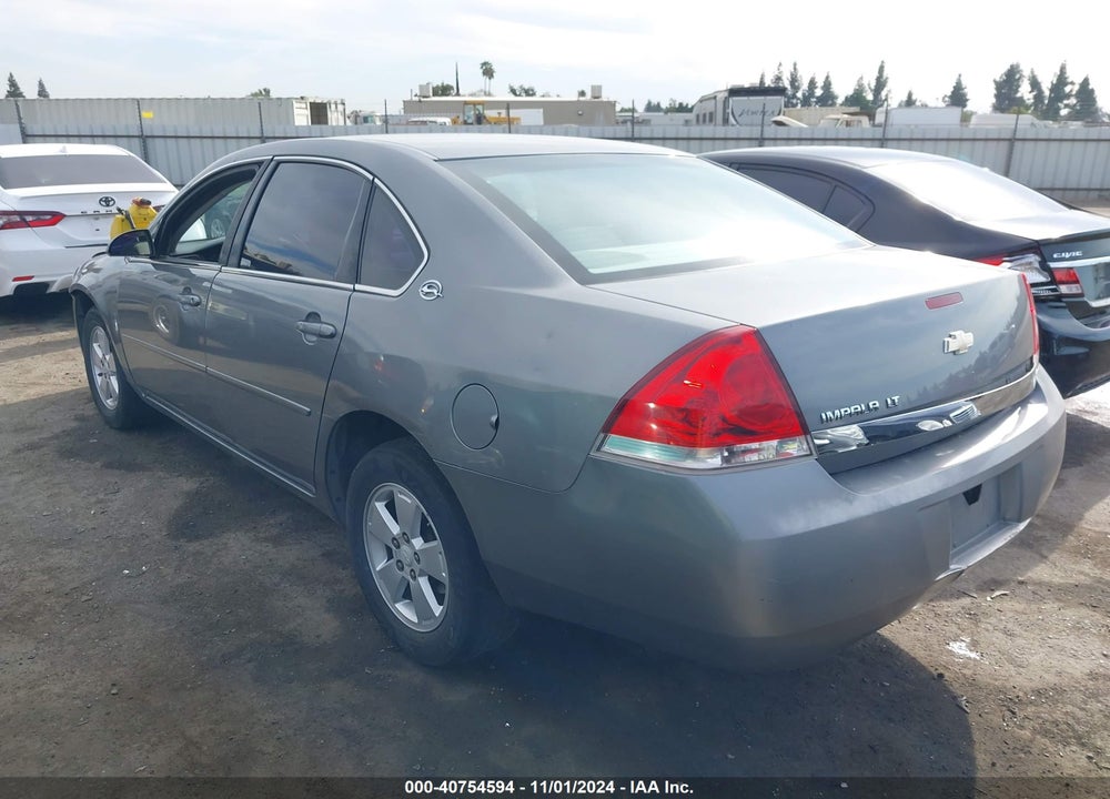 2007 CHEVROLET IMPALA LT VIN: 2G1WT58N779101978