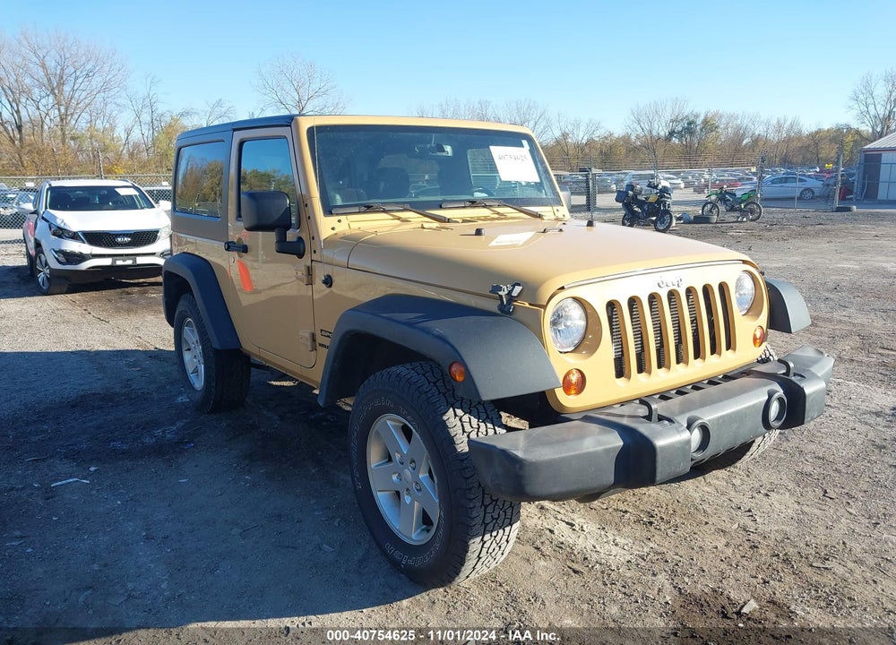 2013 JEEP WRANGLER SPORT VIN: 1C4AJWAG0DL702470
