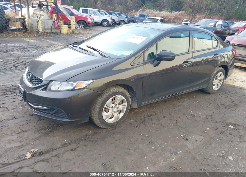 2014 HONDA CIVIC LX VIN: 2HGFB2F58EH529672