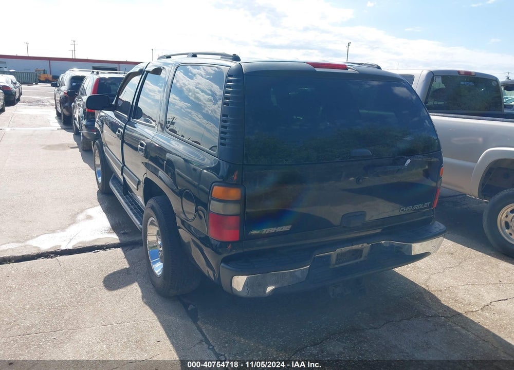 2005 CHEVROLET TAHOE LS VIN: 1GNEC13T85R266191