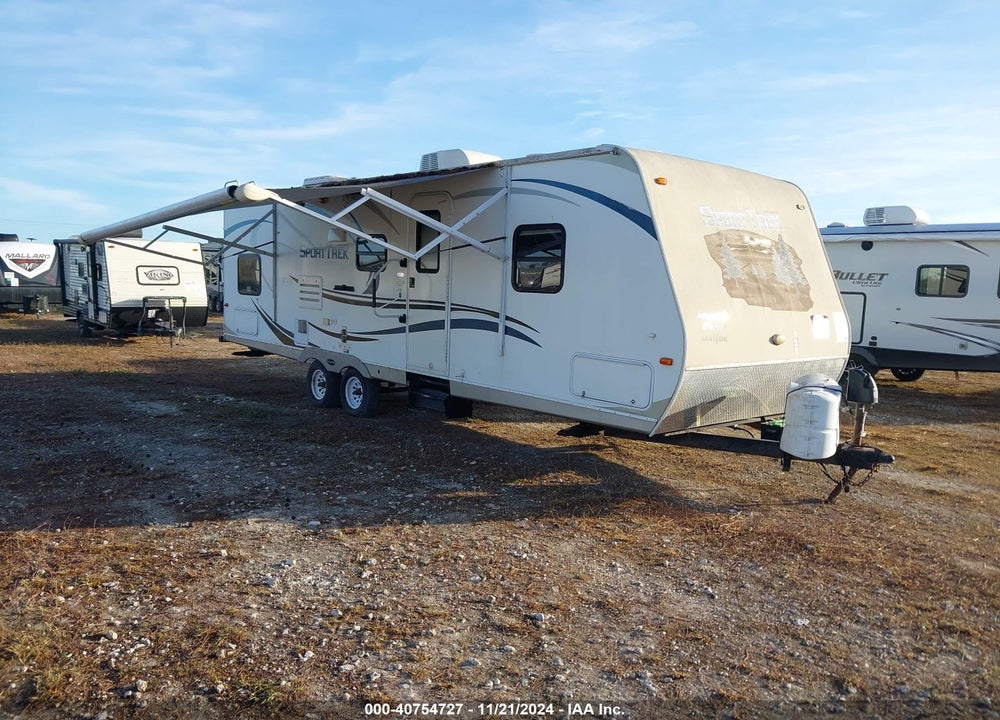 2013 VENTURE SPORT TREK TRAVEL TRAILER VIN: 4EZT12727D8090329