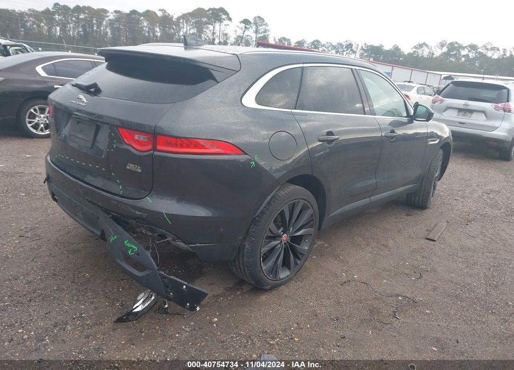 2019 JAGUAR F-PACE 30T PORTFOLIO VIN: SADCN2GX4KA364808