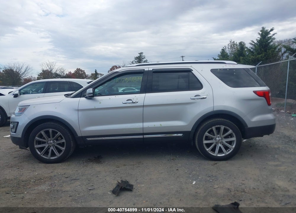 2016 FORD EXPLORER LIMITED VIN: 1FM5K8FH1GGD08836