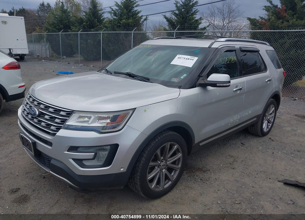 2016 FORD EXPLORER LIMITED VIN: 1FM5K8FH1GGD08836