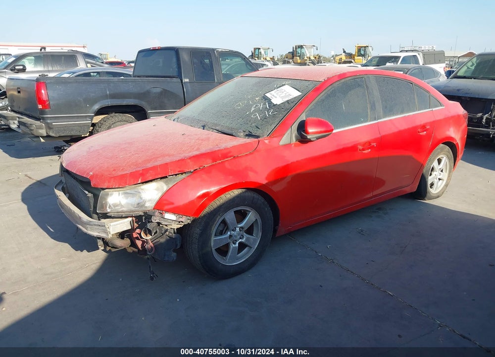 2014 CHEVROLET CRUZE 1LT AUTO VIN: 1G1PC5SB3E7339621