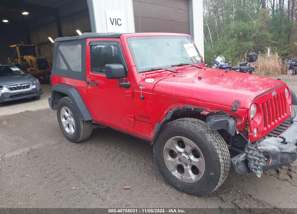 2016 JEEP WRANGLER SPORT VIN: 1C4AJWAG7GL342456