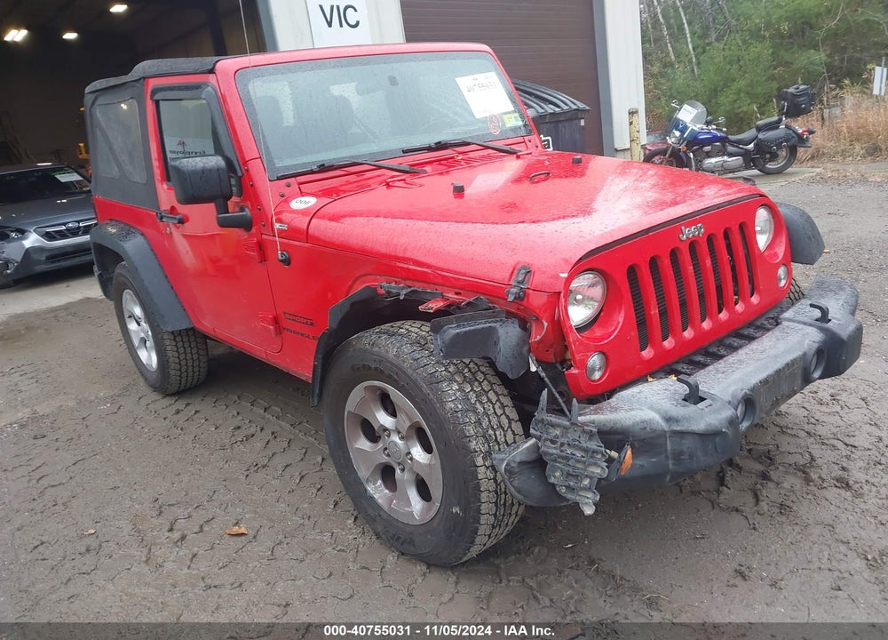 2016 JEEP WRANGLER SPORT VIN: 1C4AJWAG7GL342456
