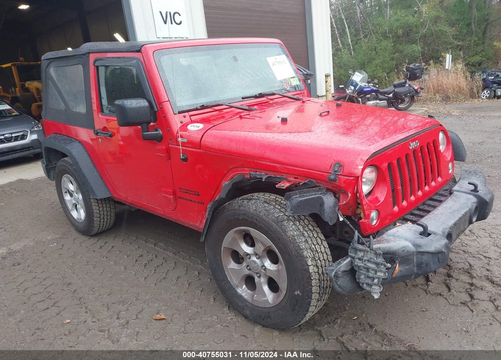 2016 JEEP WRANGLER SPORT VIN: 1C4AJWAG7GL342456