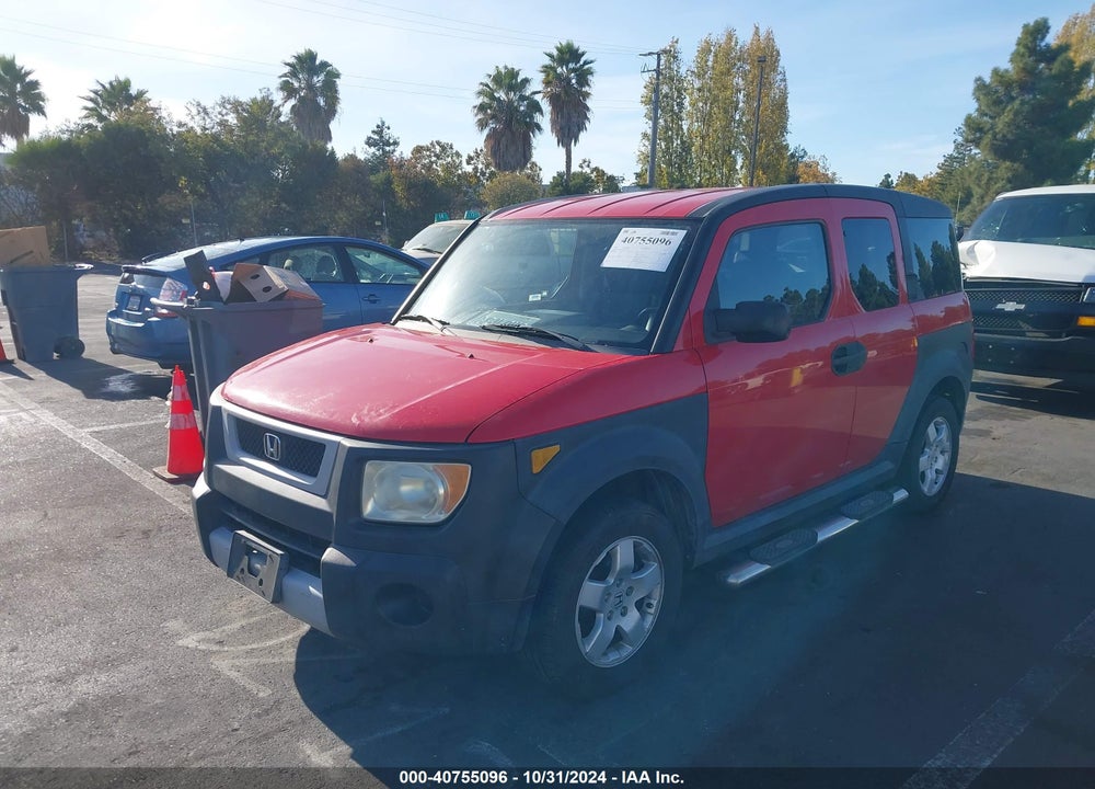 2005 HONDA ELEMENT EX VIN: 5J6YH28665L022293