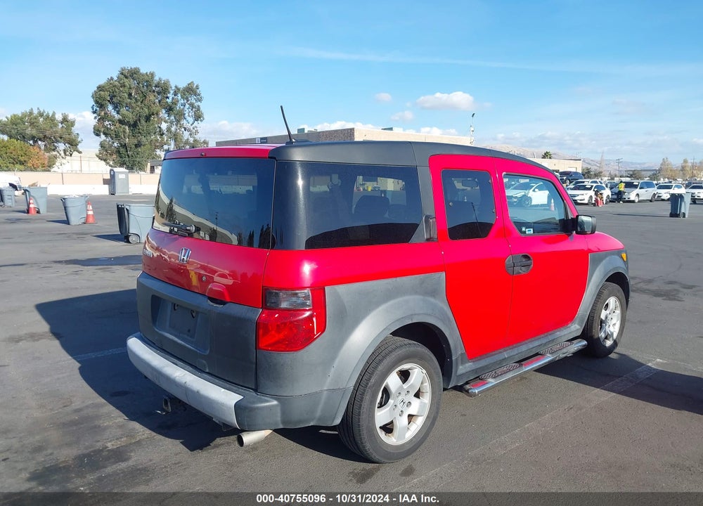 2005 HONDA ELEMENT EX VIN: 5J6YH28665L022293