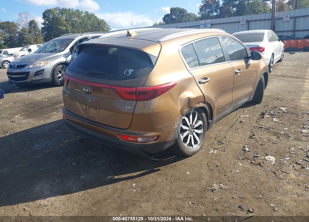 2017 KIA SPORTAGE EX VIN: KNDPN3AC6H7260688