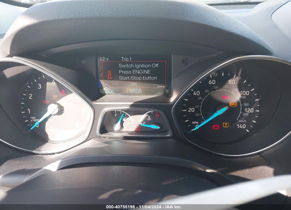 2017 FORD ESCAPE TITANIUM VIN: 1FMCU9J93HUE86953