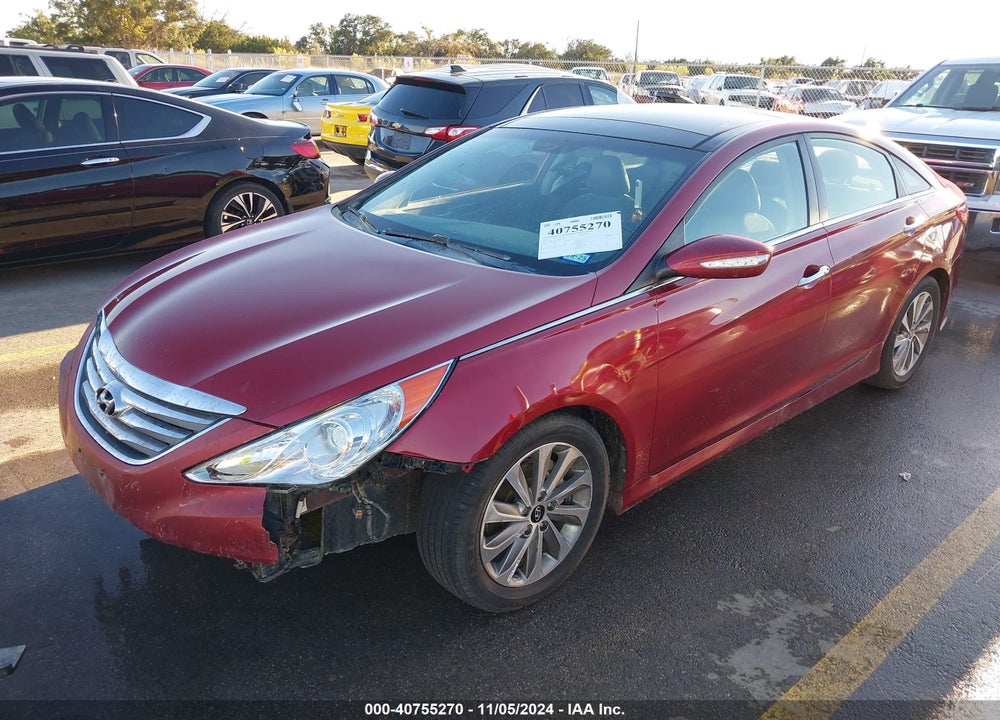 2014 HYUNDAI SONATA LIMITED VIN: 5NPEC4ACXEH883659