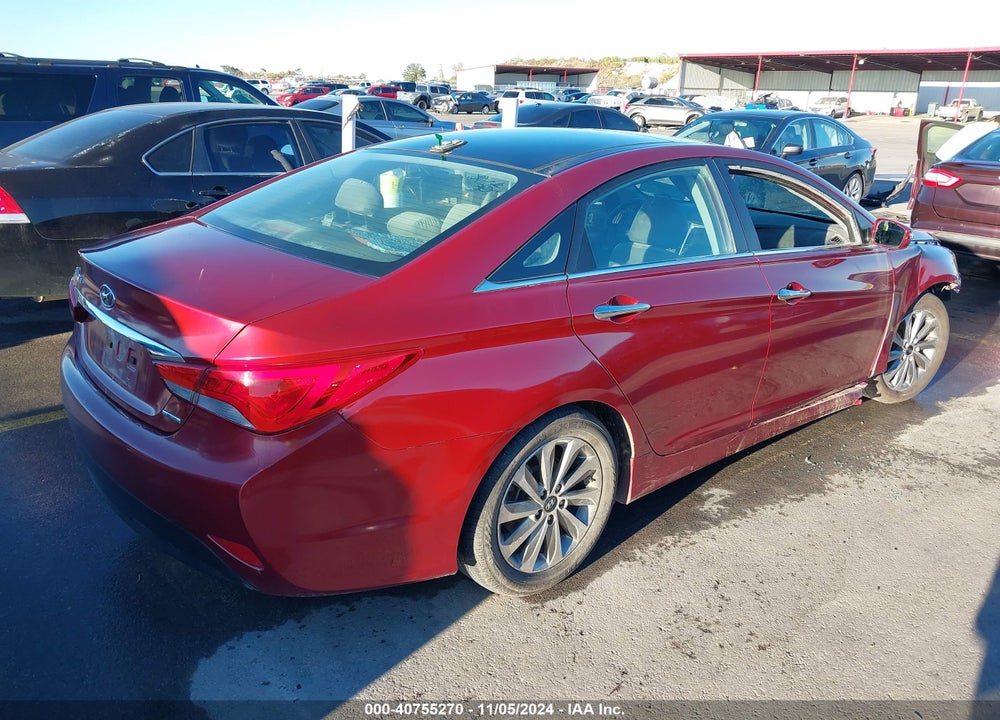 2014 HYUNDAI SONATA LIMITED VIN: 5NPEC4ACXEH883659