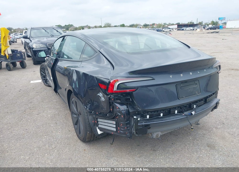 2024 TESLA MODEL 3 REAR-WHEEL DRIVE VIN: 5YJ3E1EAXRF741387