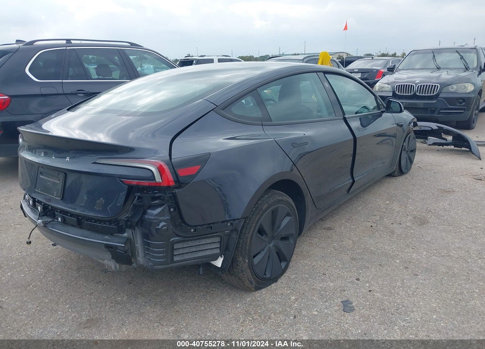 2024 TESLA MODEL 3 REAR-WHEEL DRIVE VIN: 5YJ3E1EAXRF741387