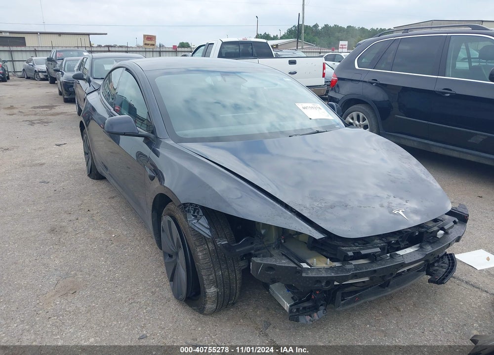 2024 TESLA MODEL 3 REAR-WHEEL DRIVE VIN: 5YJ3E1EAXRF741387