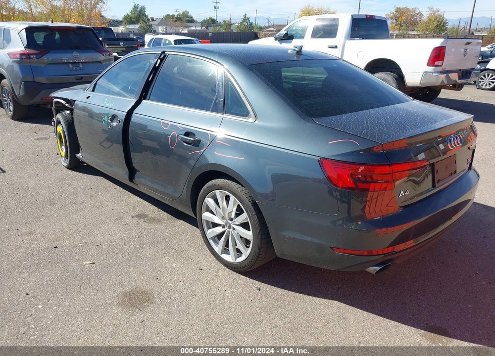 2017 AUDI A4 2.0T PREMIUM VIN: WAUANAF46HN006340