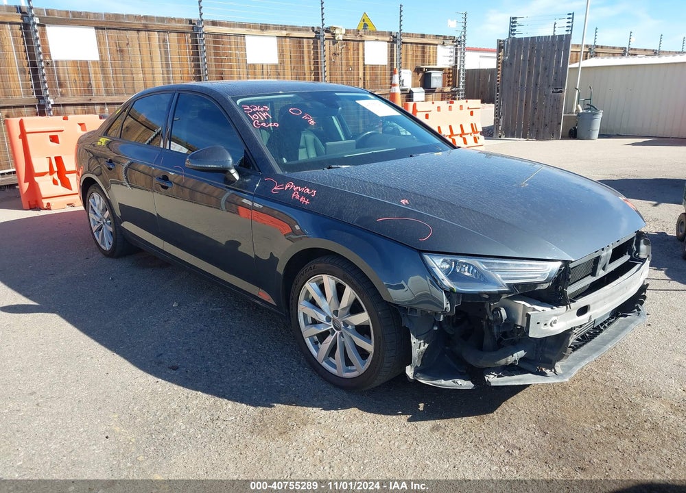 2017 AUDI A4 2.0T PREMIUM VIN: WAUANAF46HN006340