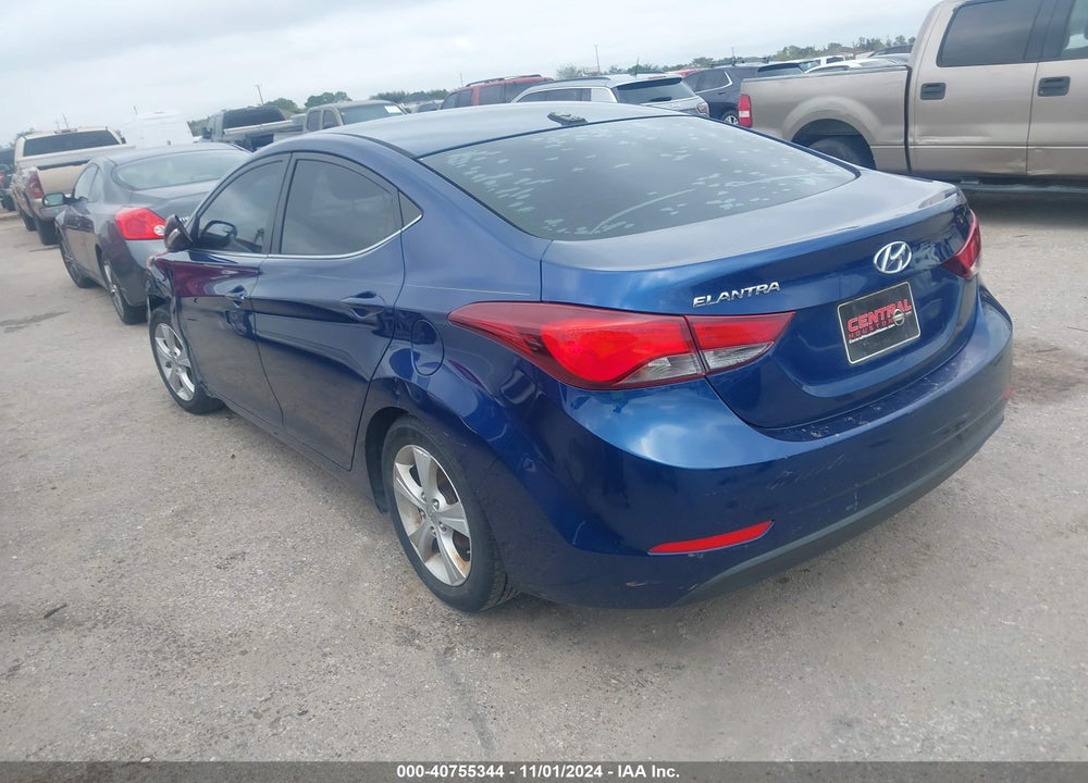 2016 HYUNDAI ELANTRA VALUE EDITION VIN: 5NPDH4AE5GH730222