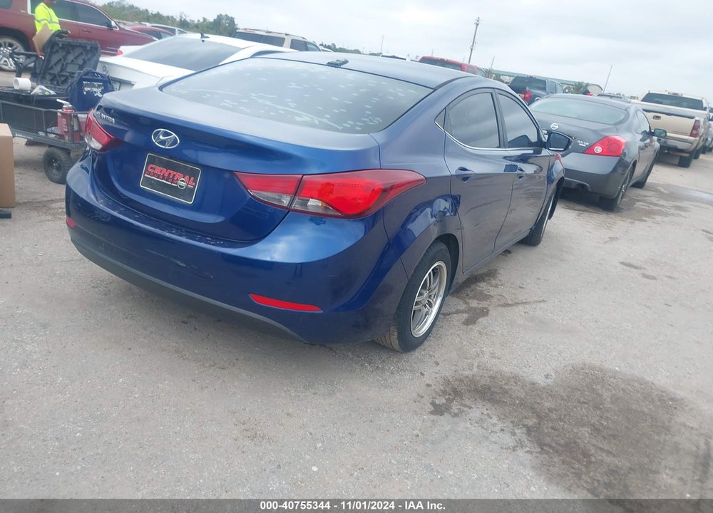 2016 HYUNDAI ELANTRA VALUE EDITION VIN: 5NPDH4AE5GH730222