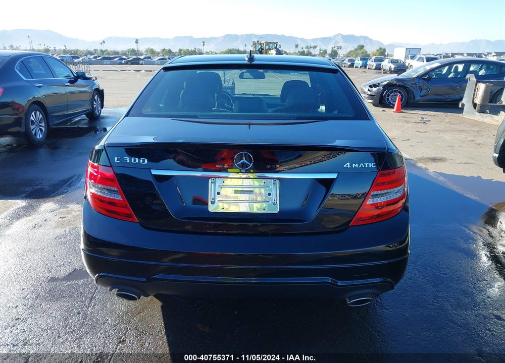 2012 MERCEDES-BENZ C 300 LUXURY 4MATIC/SPORT 4MATIC VIN: WDDGF8BB9CR224142