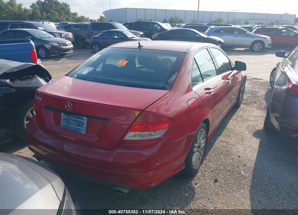 2008 MERCEDES-BENZ C 300 VIN: WDDGF54X58F146328