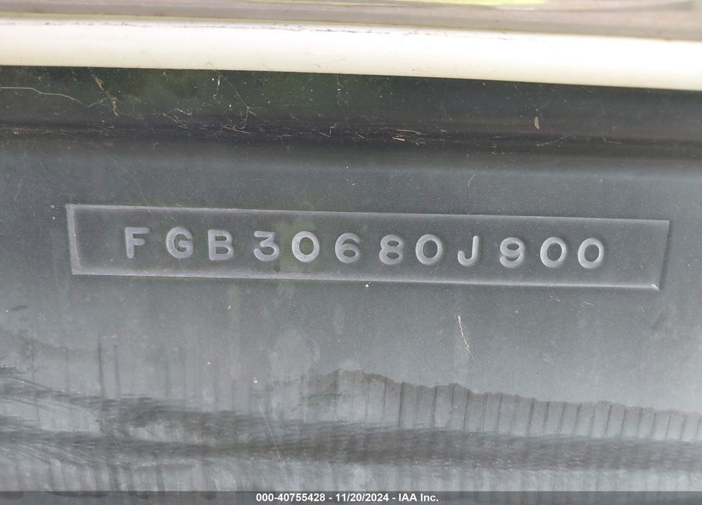 2000 CHAPARRAL OTHER VIN: FGB30680J900