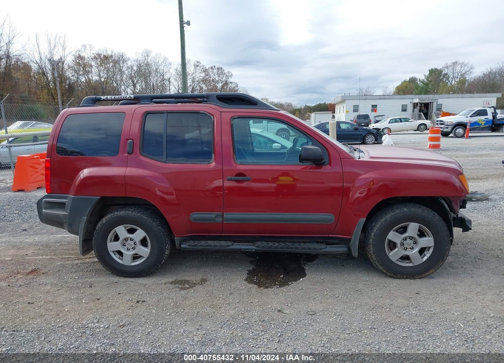 2005 NISSAN XTERRA S VIN: 5N1AN08W75C633420