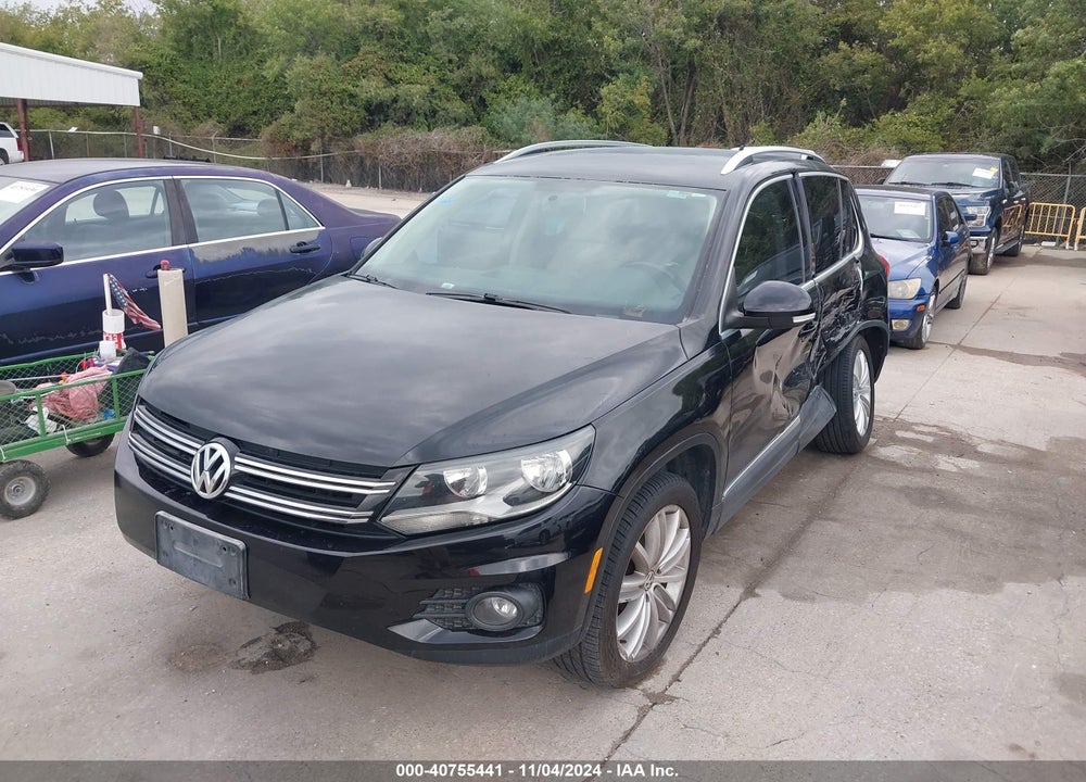 2013 VOLKSWAGEN TIGUAN SE VIN: WVGAV3AX4DW587112