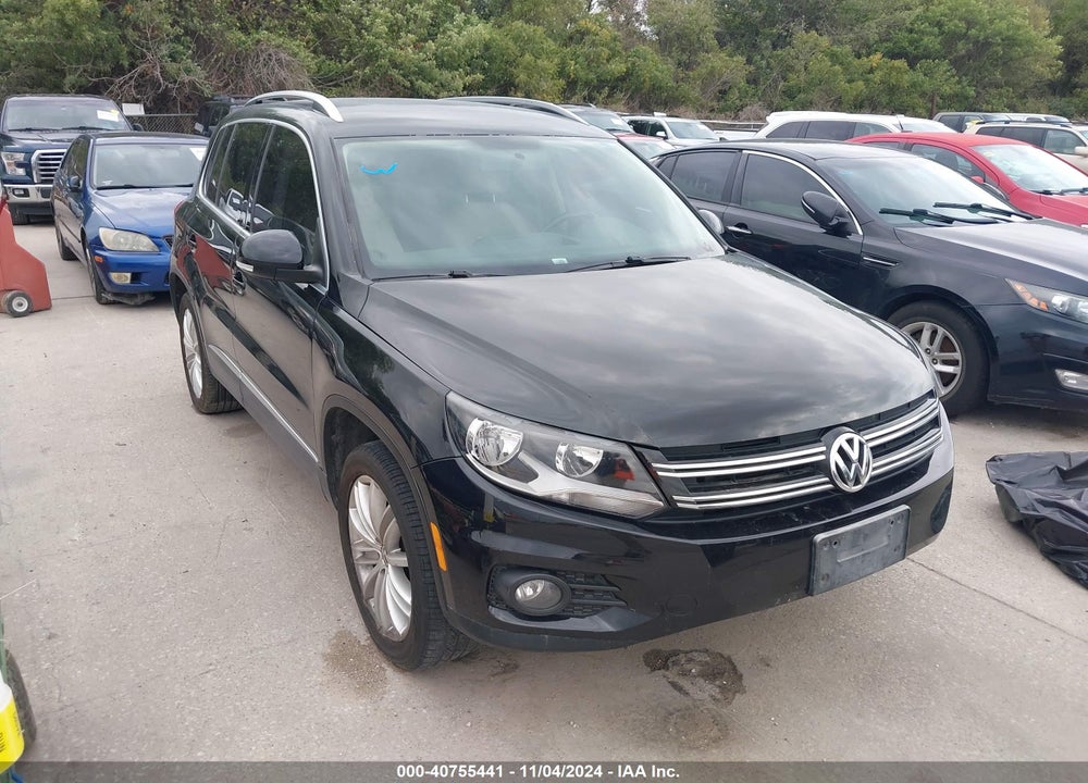 2013 VOLKSWAGEN TIGUAN SE VIN: WVGAV3AX4DW587112